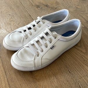 Keds white leather shoes 8.5